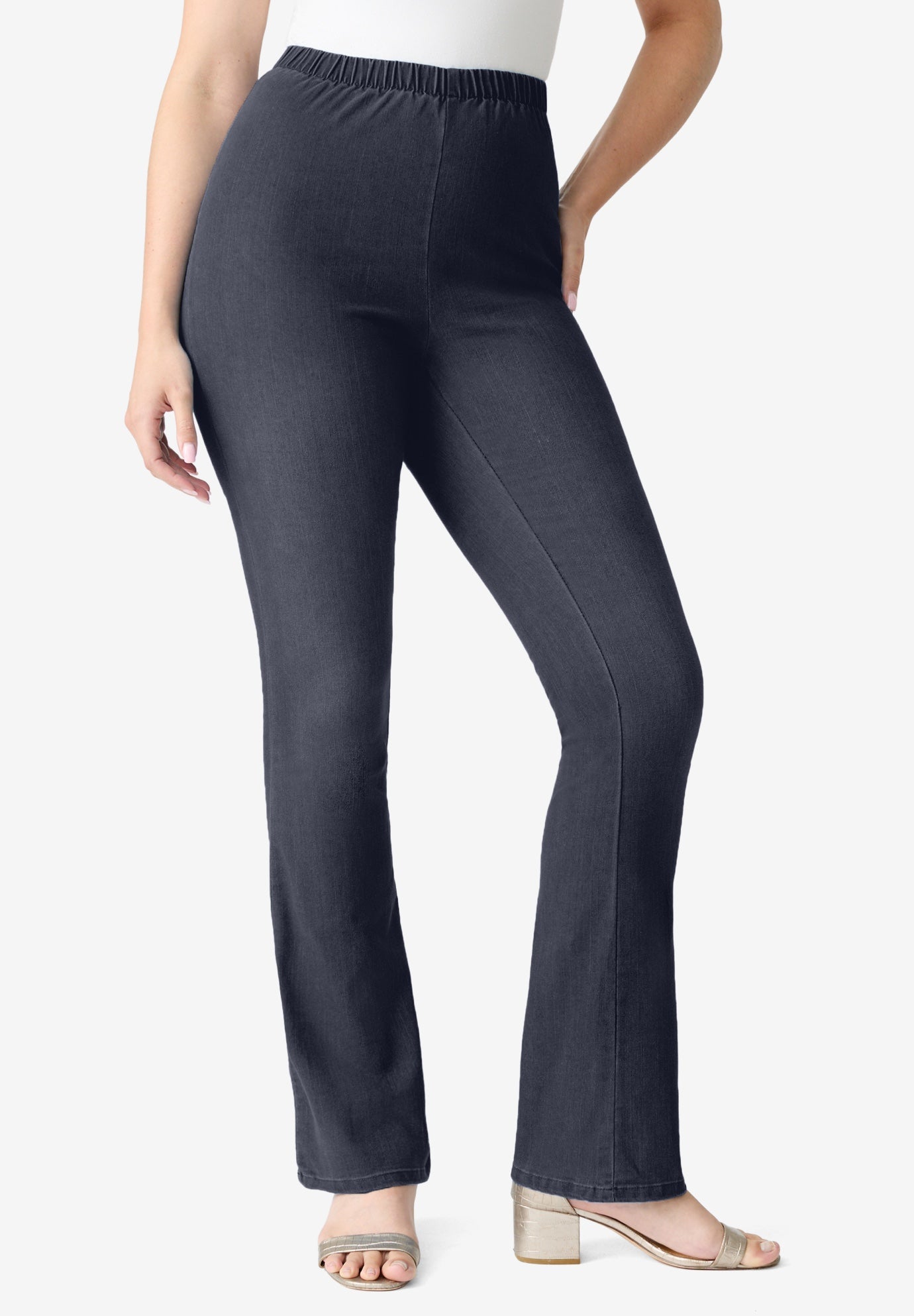 Plus Size Comfort Stretch Bootcut Jean image number 0