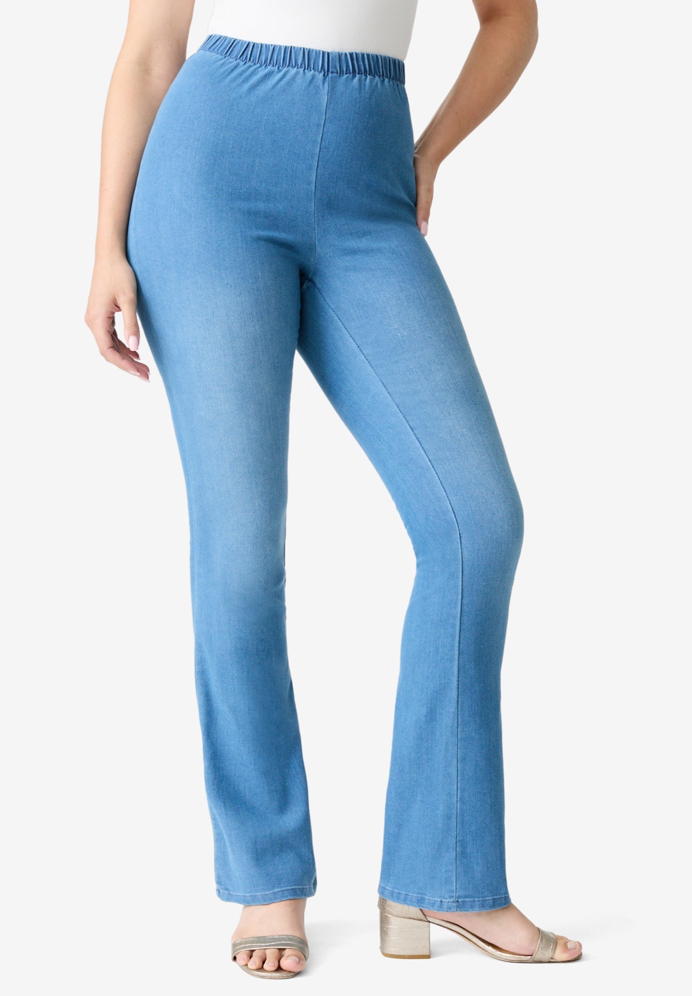 Plus Size Comfort Stretch Bootcut Jean image number 0