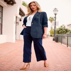 Plus Size Relaxed Boyfriend Blazer image number 0