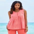 Pleated Tank image number null