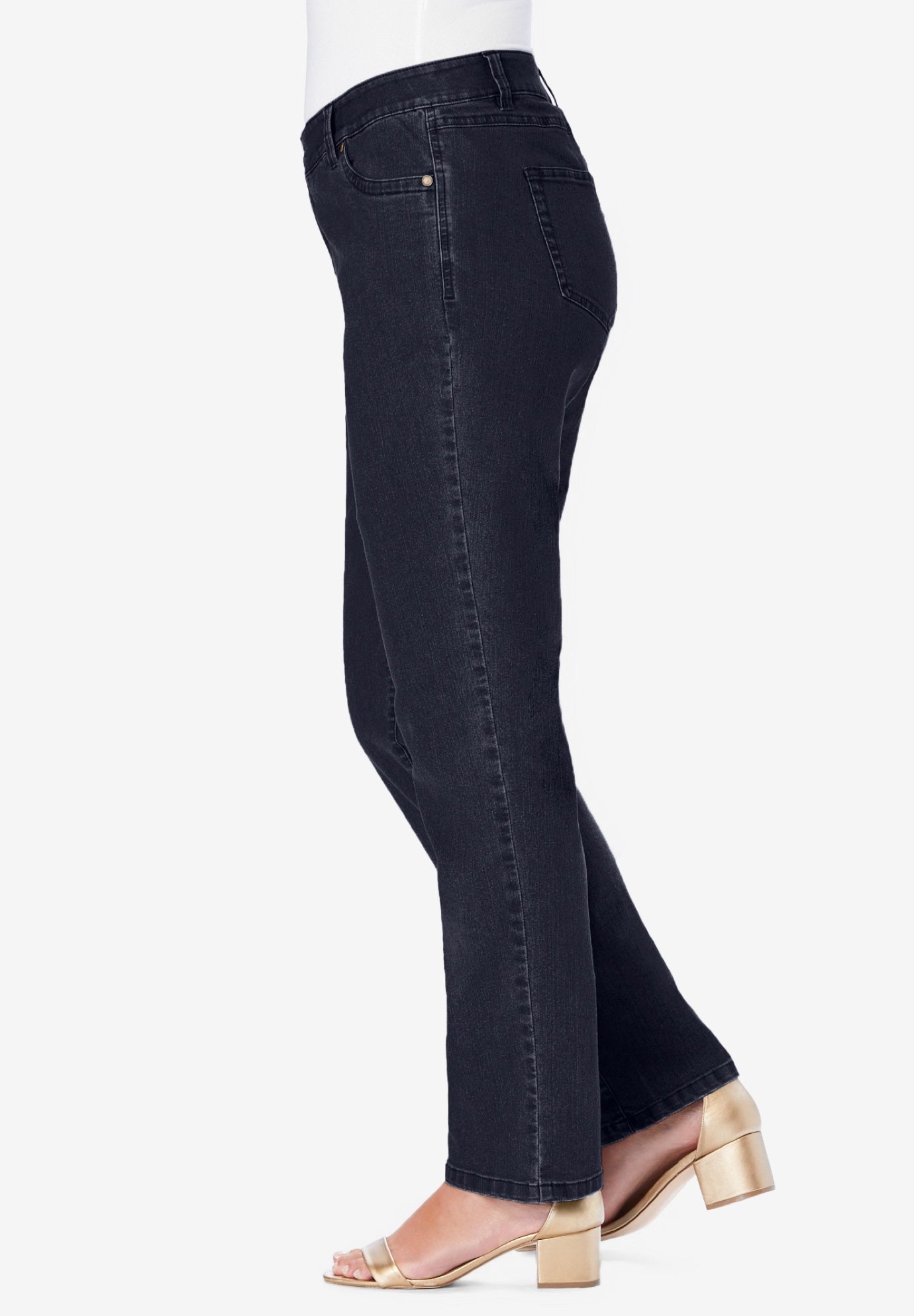 Plus Size Classic Stretch Straight Leg Jean image number 1