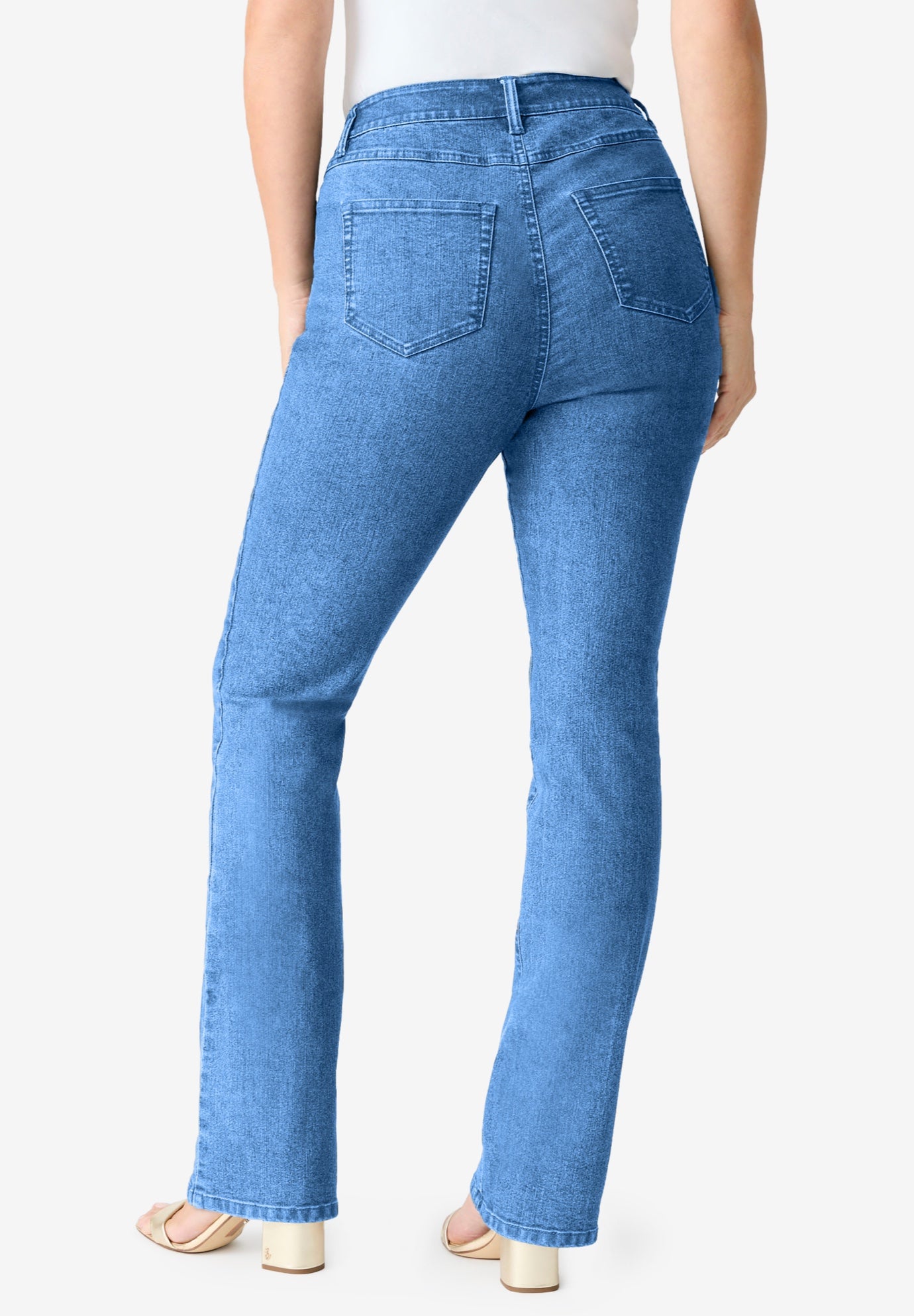 Plus Size Classic Stretch Bootcut Jean image number 1