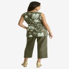 2-Piece Linen Capri Set image number null