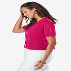 Jewel-Neck Shrug image number null