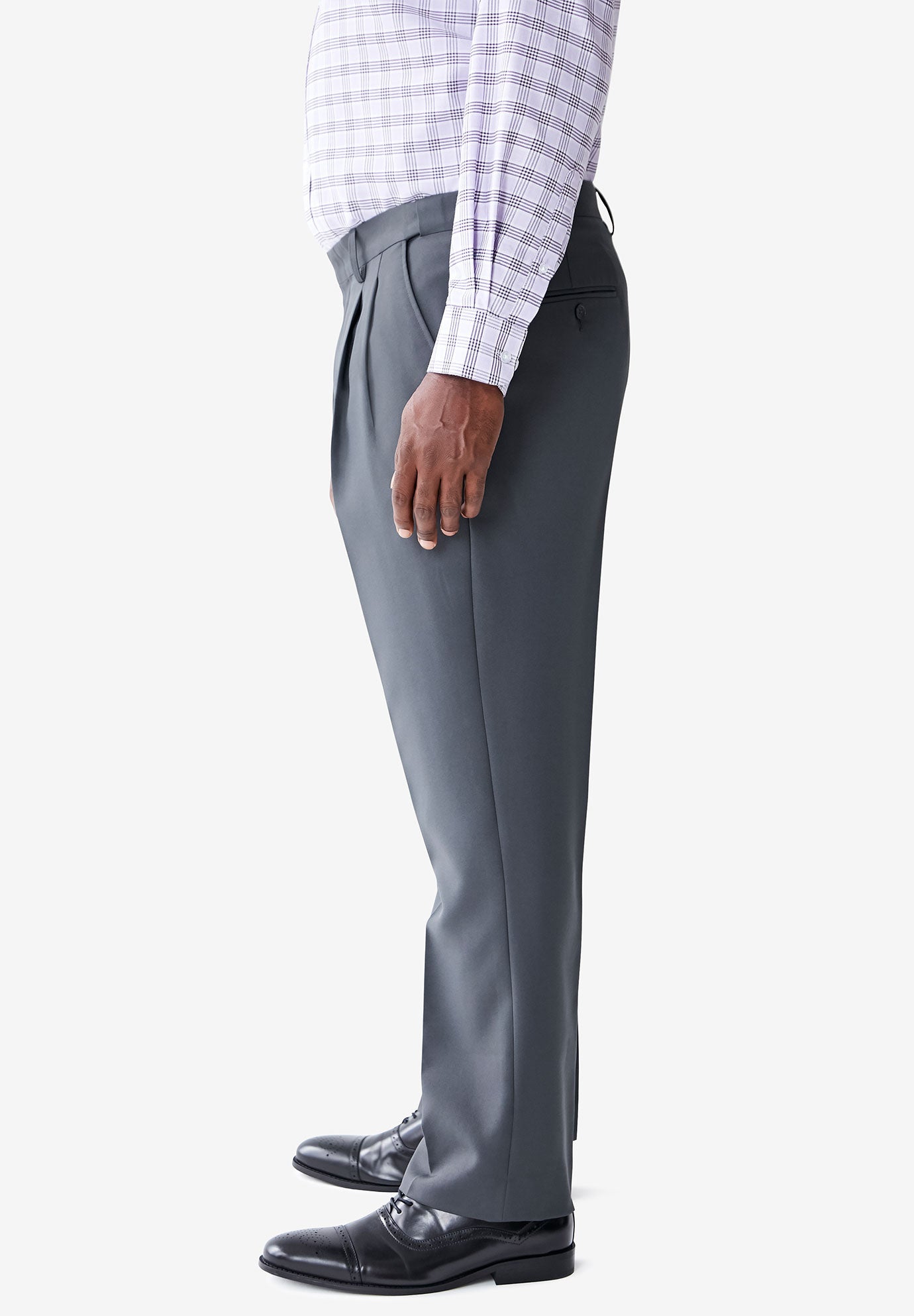 Easy Movement Pleat-Front Expandable Dress Pants image number 3