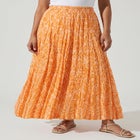 Flowing Crinkled Maxi Skirt image number null