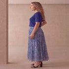 Flowing Crinkled Maxi Skirt image number 1