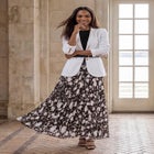 Flowing Crinkled Maxi Skirt image number 0