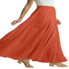 Flowing Crinkled Maxi Skirt image number null