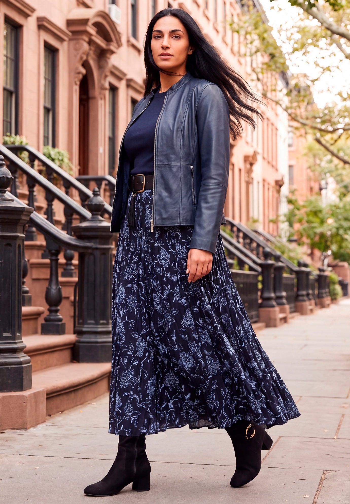 Flowing Crinkled Maxi Skirt image number 2