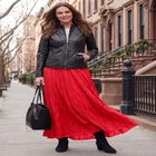 Flowing Crinkled Maxi Skirt image number 0