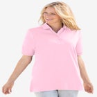 Elbow-Sleeve Polo Tunic image number 0