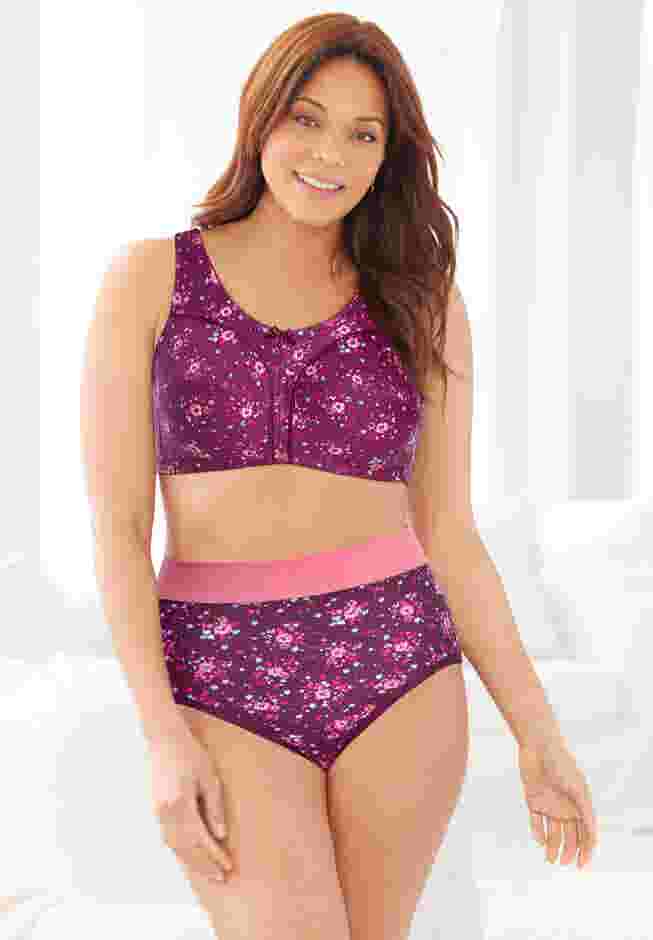 Full Coverage Stretch Cotton Color Block Brief 3-Pack image number 2