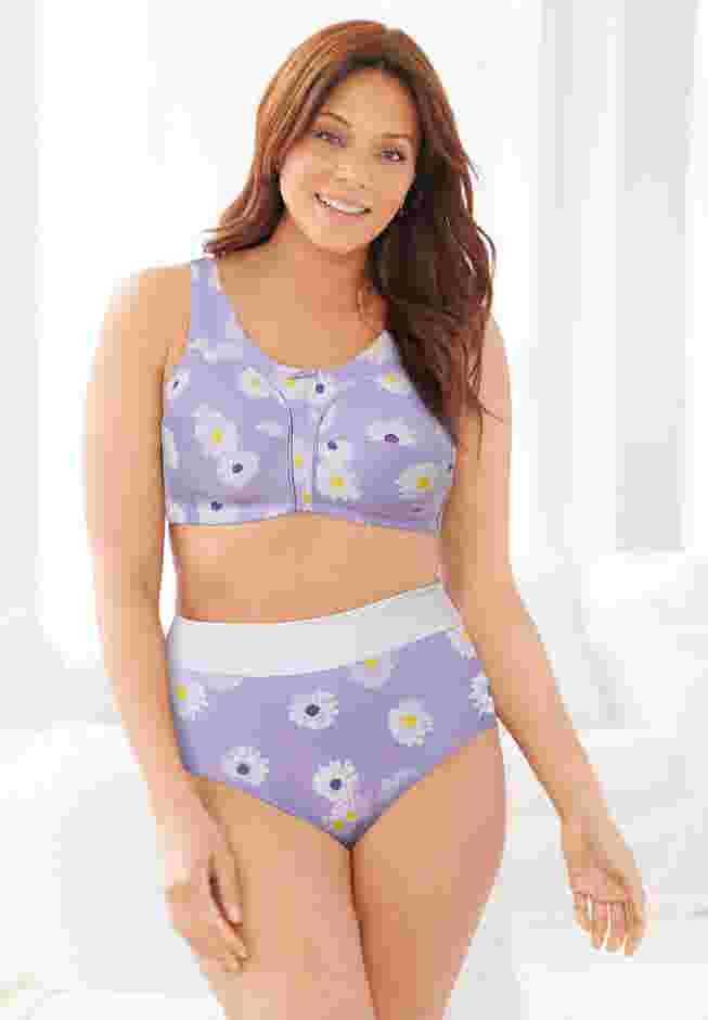 Full Coverage Stretch Cotton Color Block Brief 3-Pack image number 4