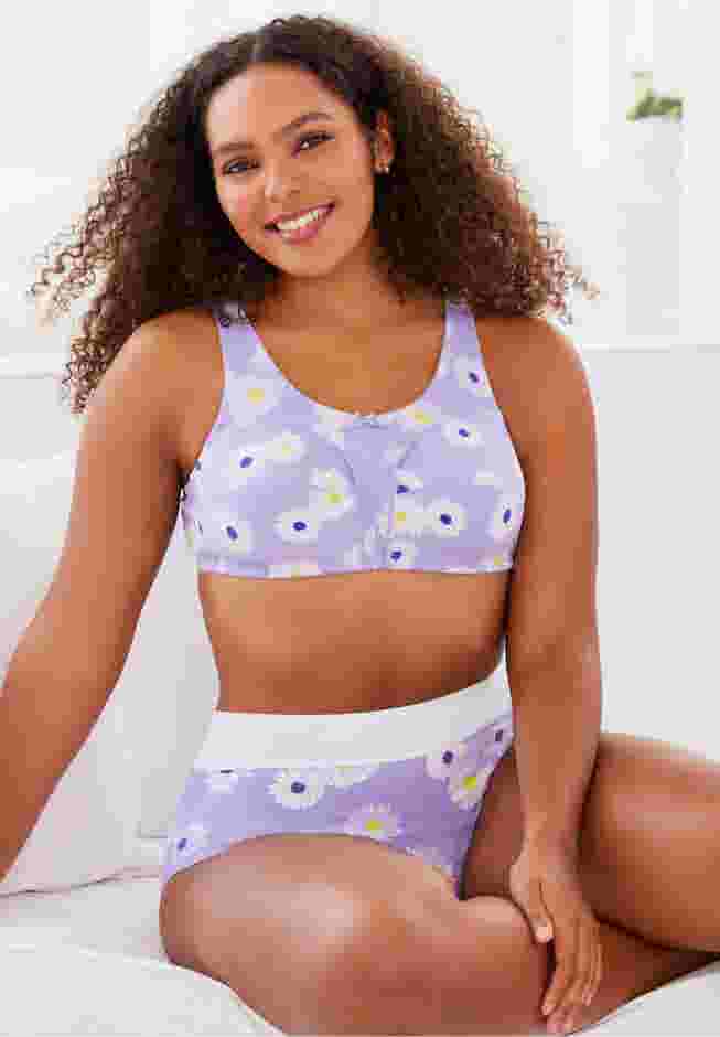 Full Coverage Stretch Cotton Color Block Brief 3-Pack image number 5