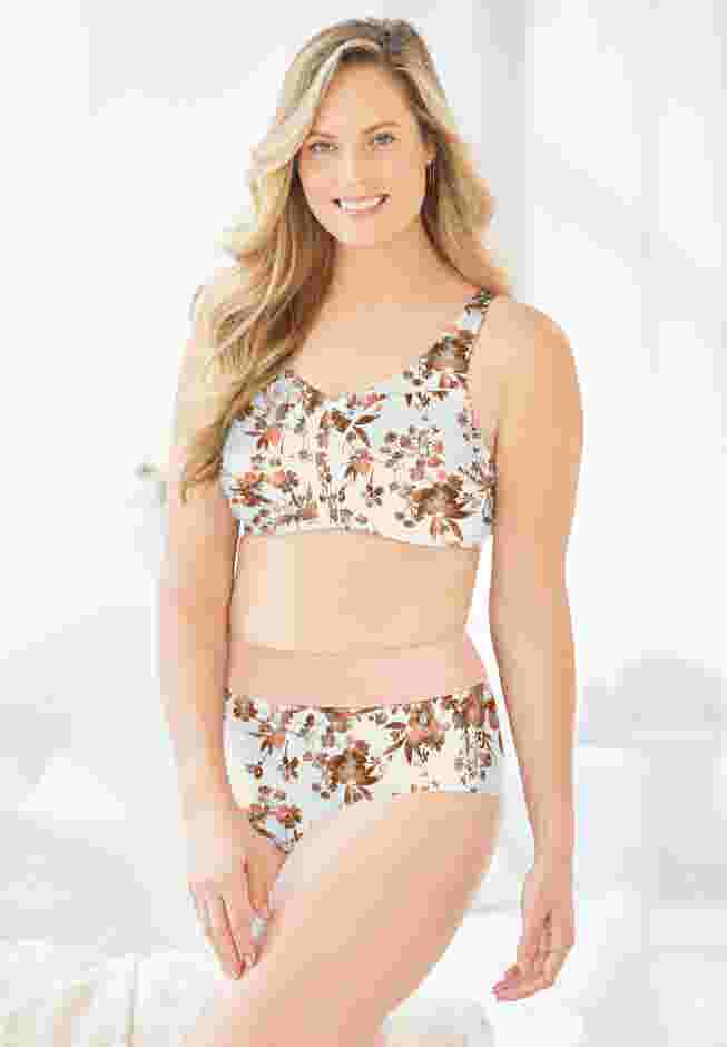 Full Coverage Stretch Cotton Color Block Brief 3-Pack image number 8