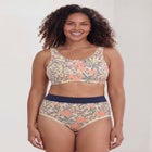Full Coverage Stretch Cotton Color Block Brief 3-Pack image number 1