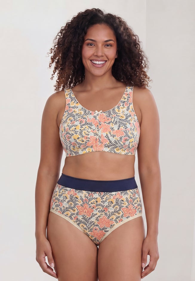Full Coverage Stretch Cotton Color Block Brief 3-Pack image number 1