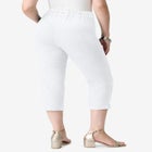 Plus Size Comfort Stretch Capri Jean image number null