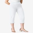 Plus Size Comfort Stretch Capri Jean image number null