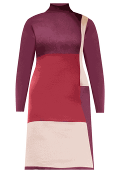 loose midi dress with sleeves Ginnee Puff Sleeve Cutout Midi Dress