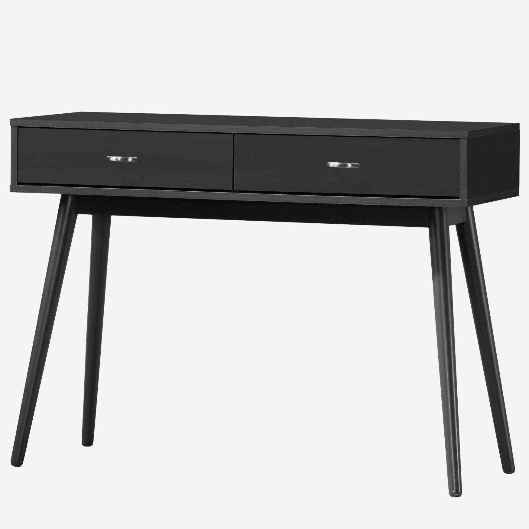 Black mid century modern on sale desk