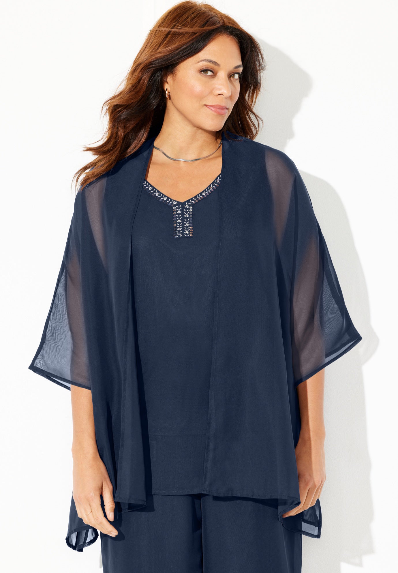 Ritzy Cardigan & Tank Set Catherines