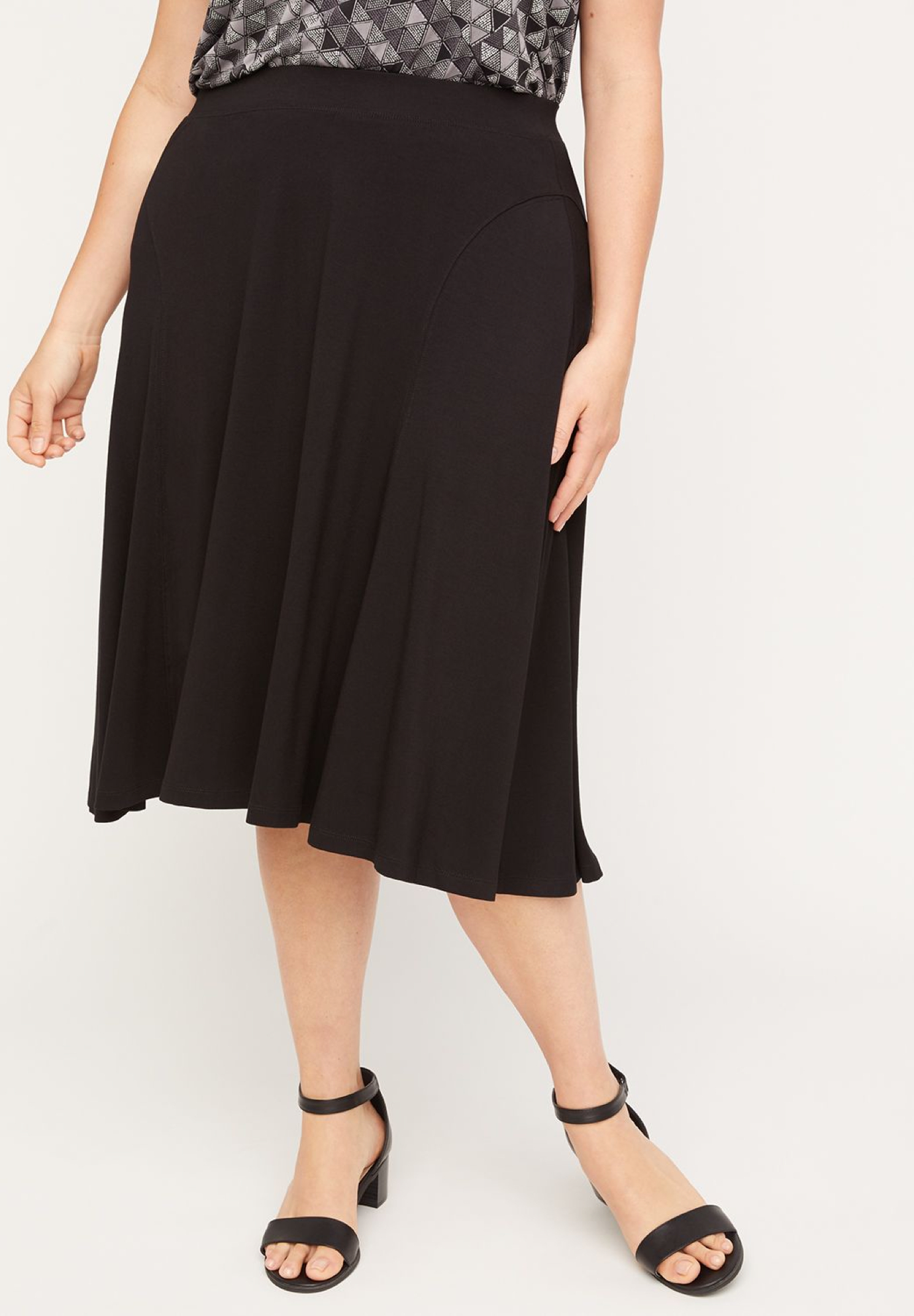 AnyWear Side-Seam Skirt | Catherines