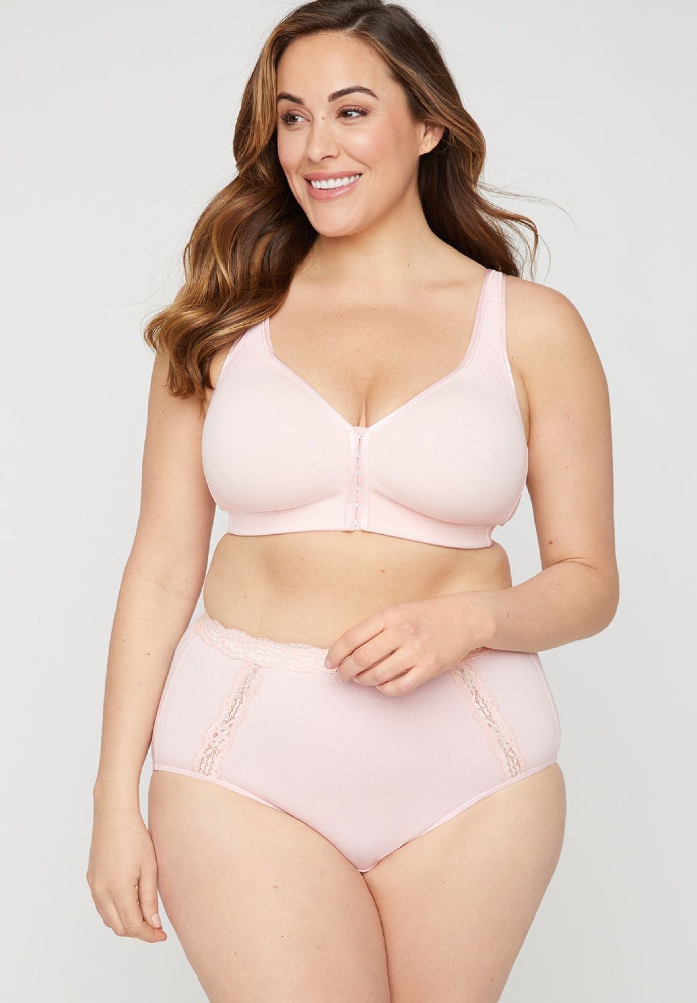 Front-Close No-Wire Cotton Comfort Bra