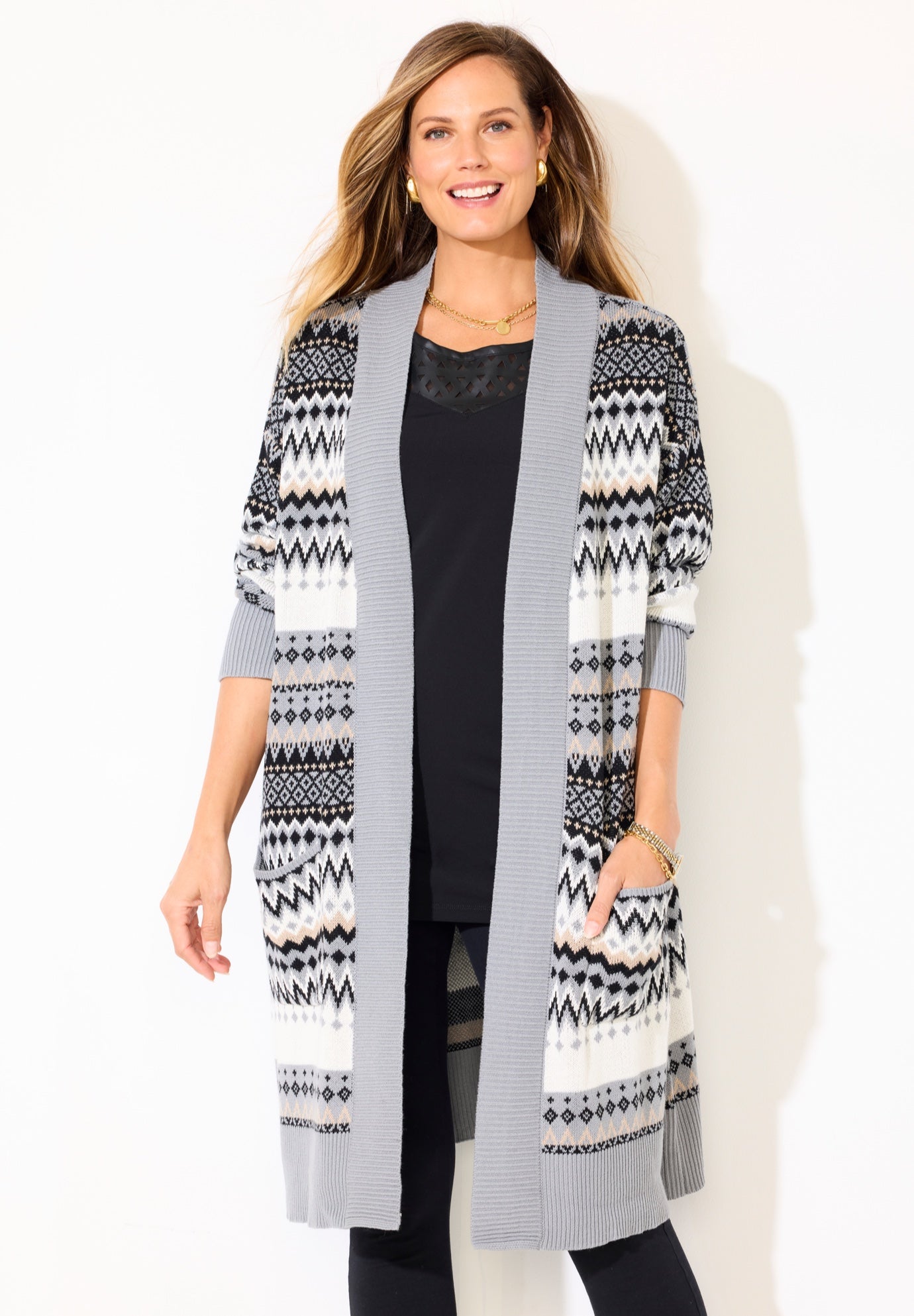 CATHERINE OYSTER  RUFFLE EDGE COATIGAN
