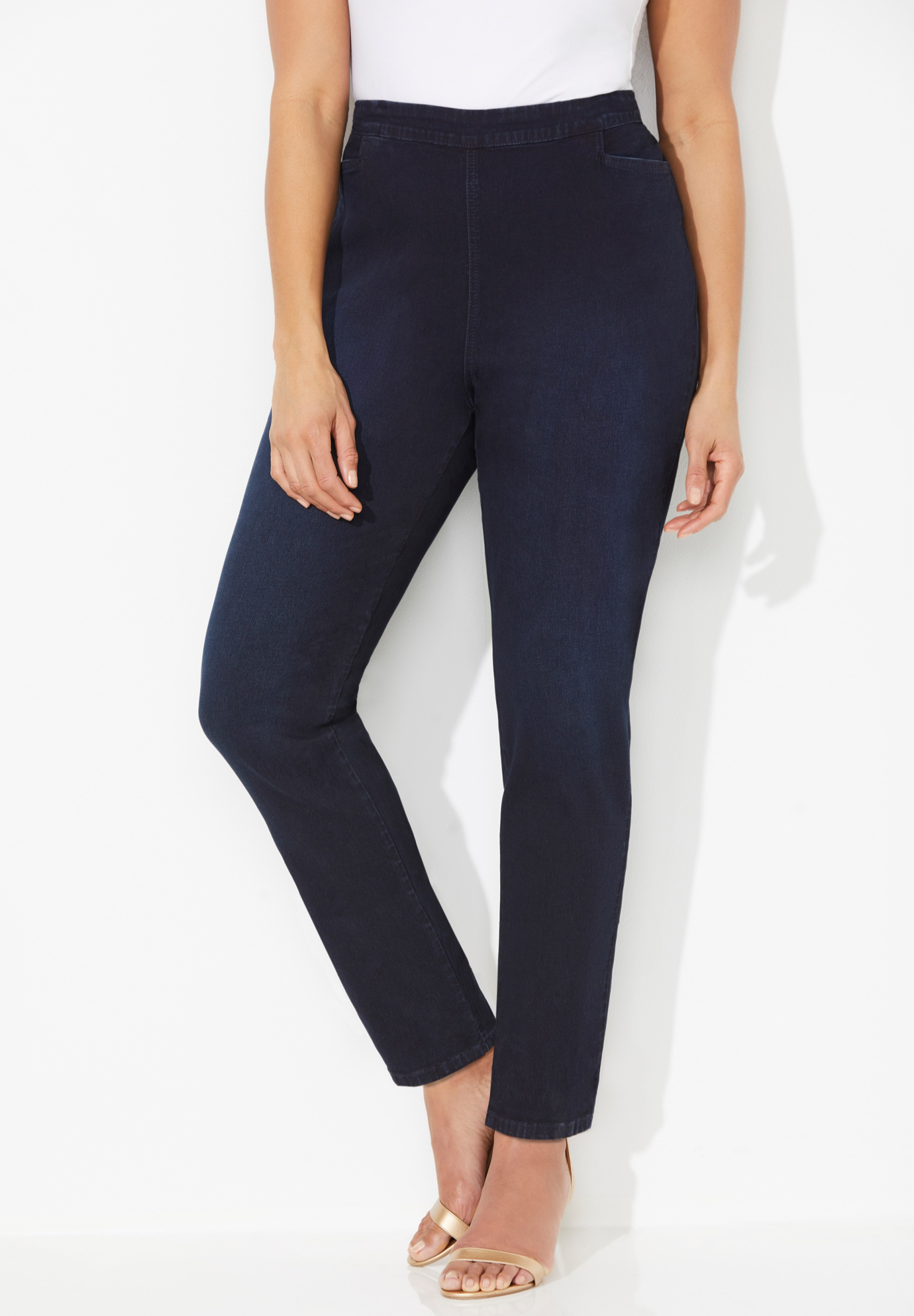 Essential Flat Front Pant | Catherines