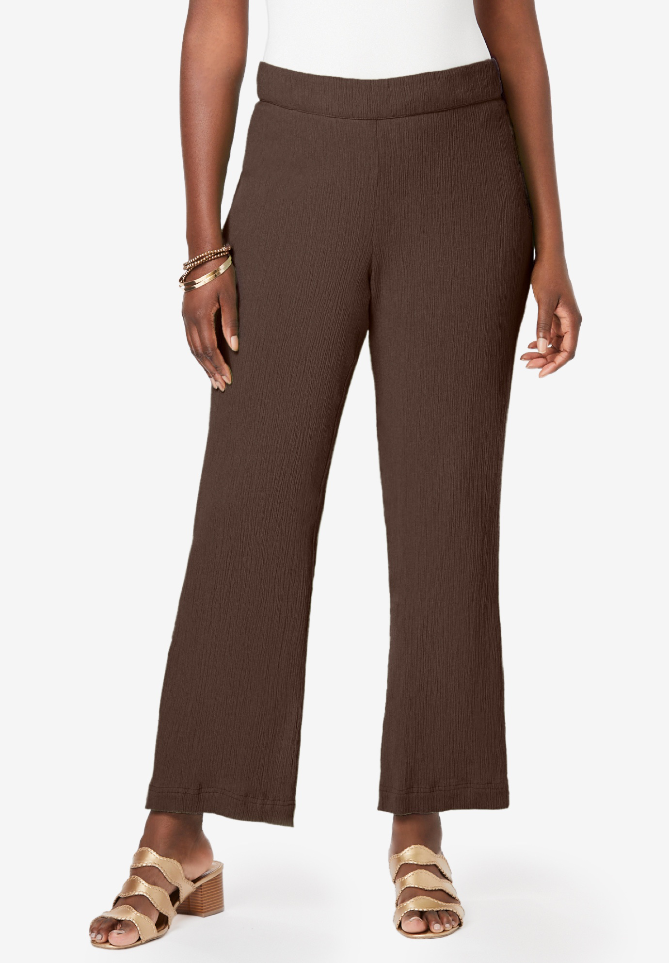 Gauze Side-Button Trouser | Catherines