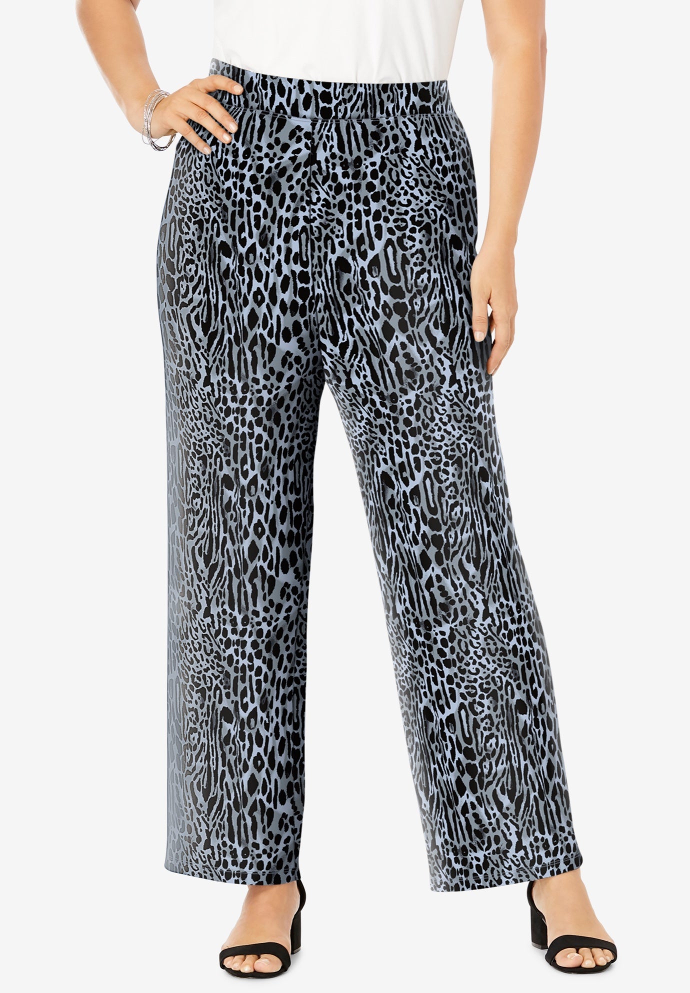 knit palazzo pants nike