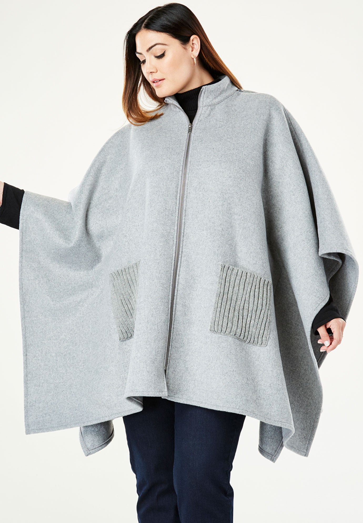 wool cape coat