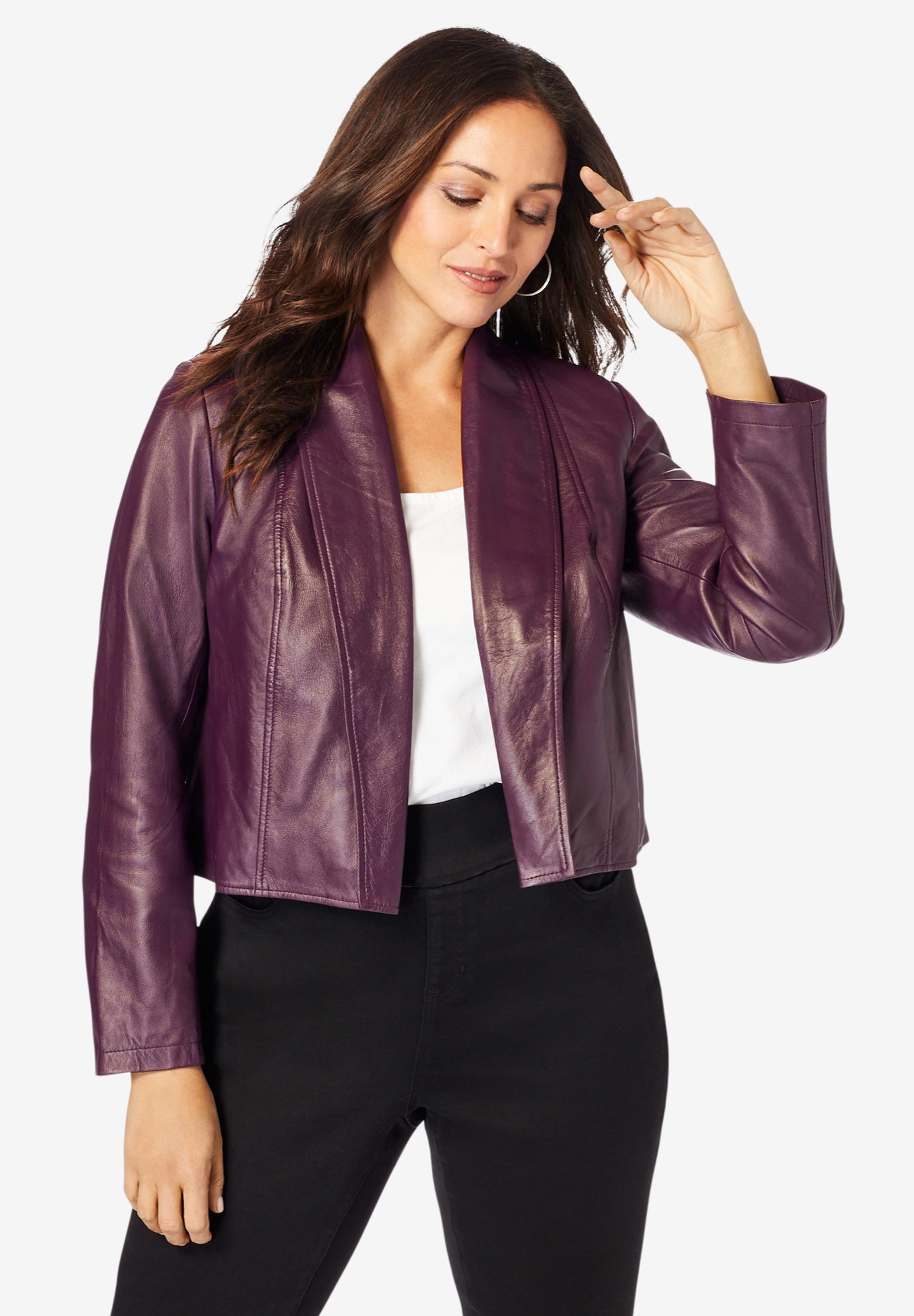 Leather Shrug | Catherines