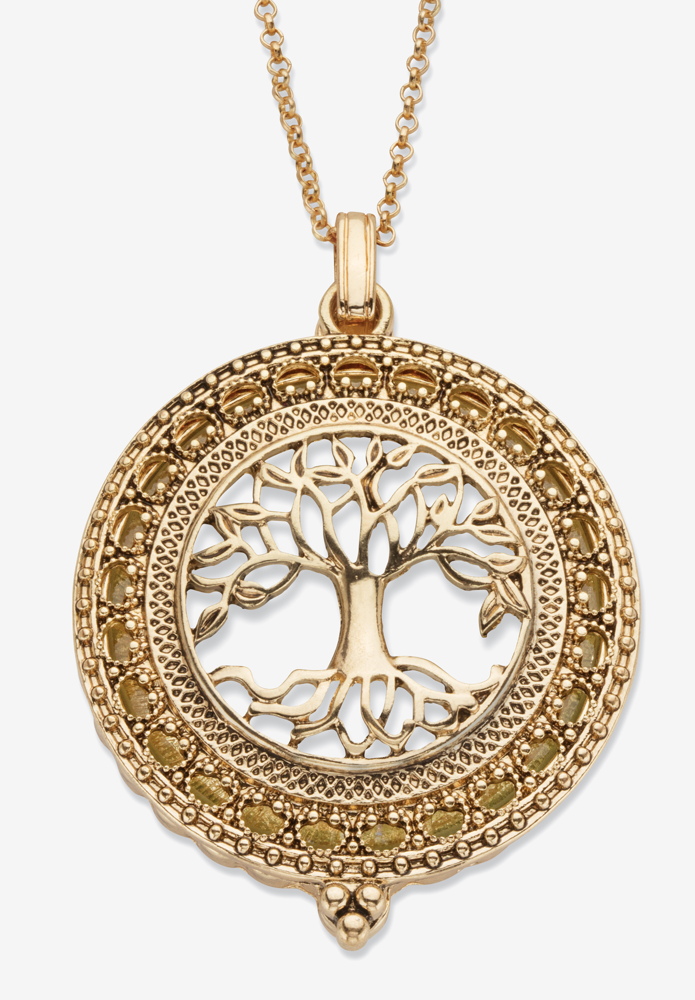 Tree of Life Pendant Necklace, GOLD