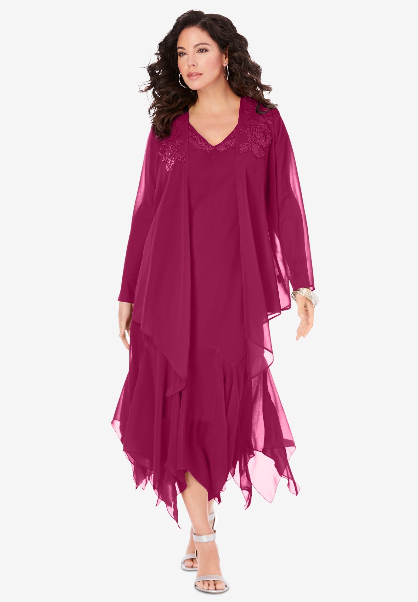 Sequin Jacket Dress Set Catherine's