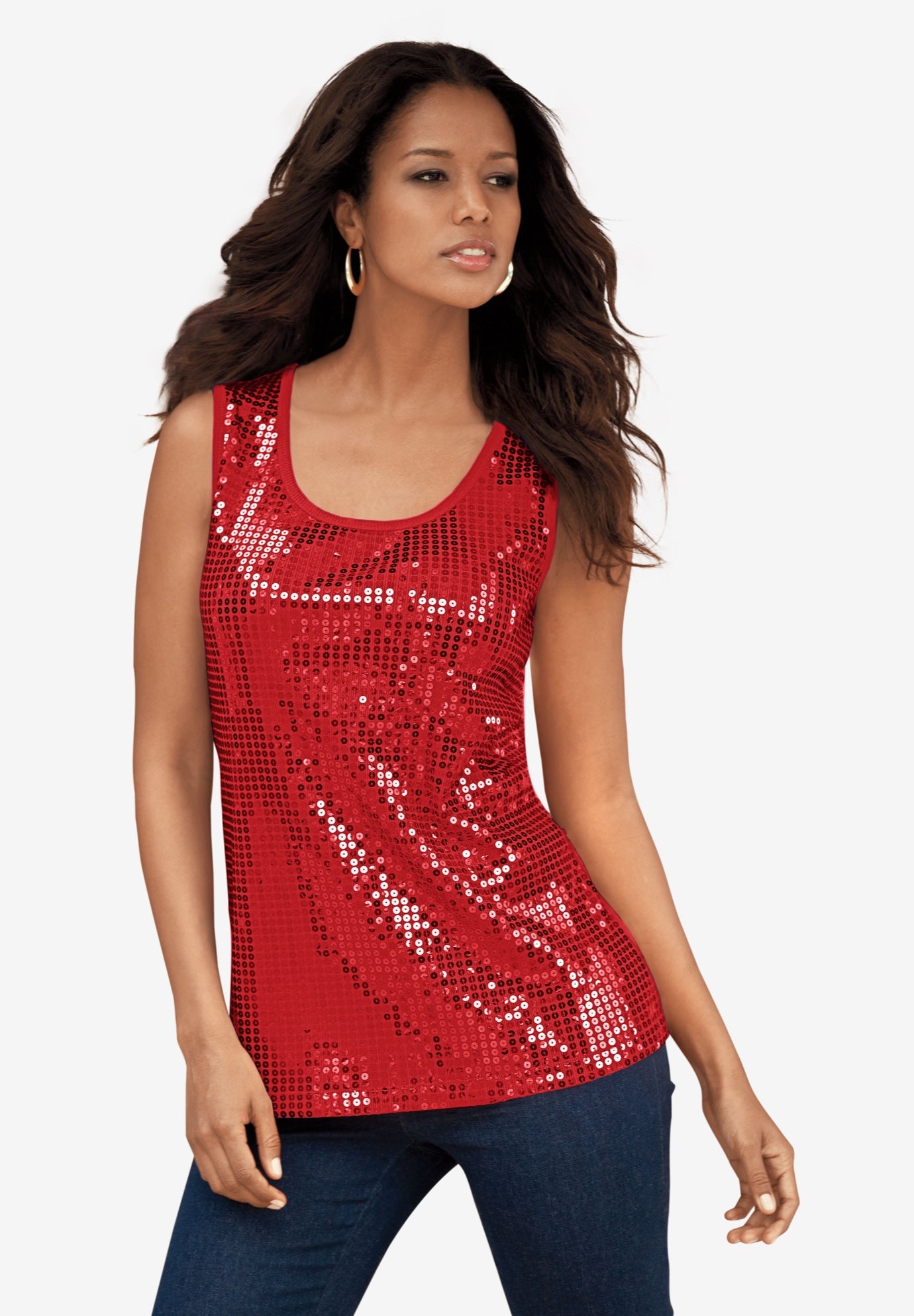 Sequin Tank | Catherines