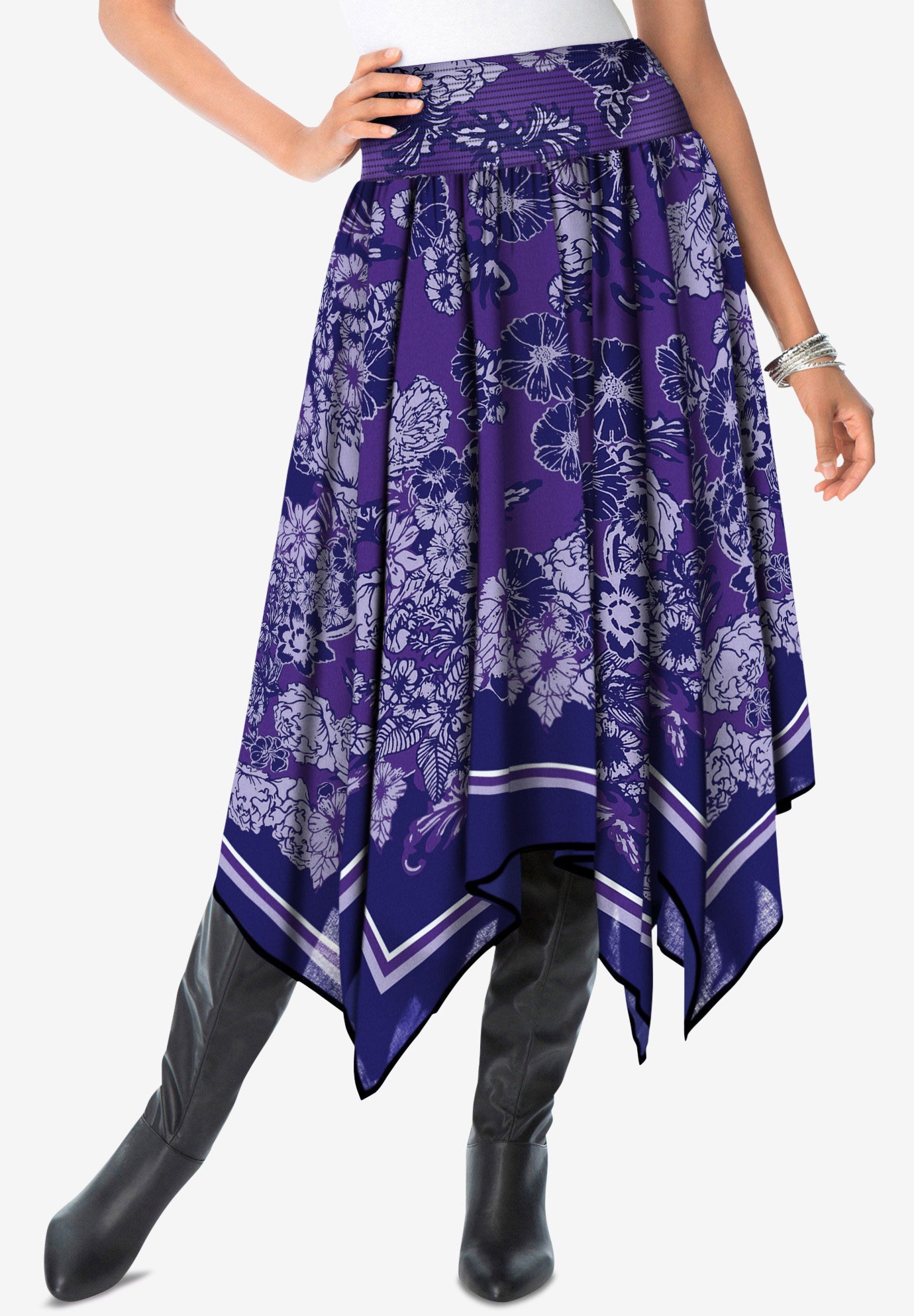 Handkerchief Hem Skirt Catherines