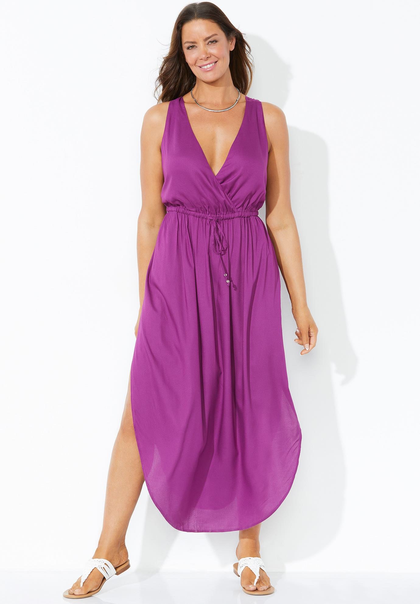 Tenley Surplice Cover Up Maxi Dress