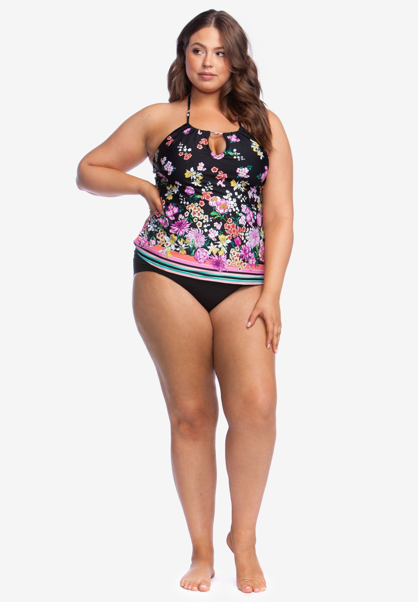 keyhole tankini top