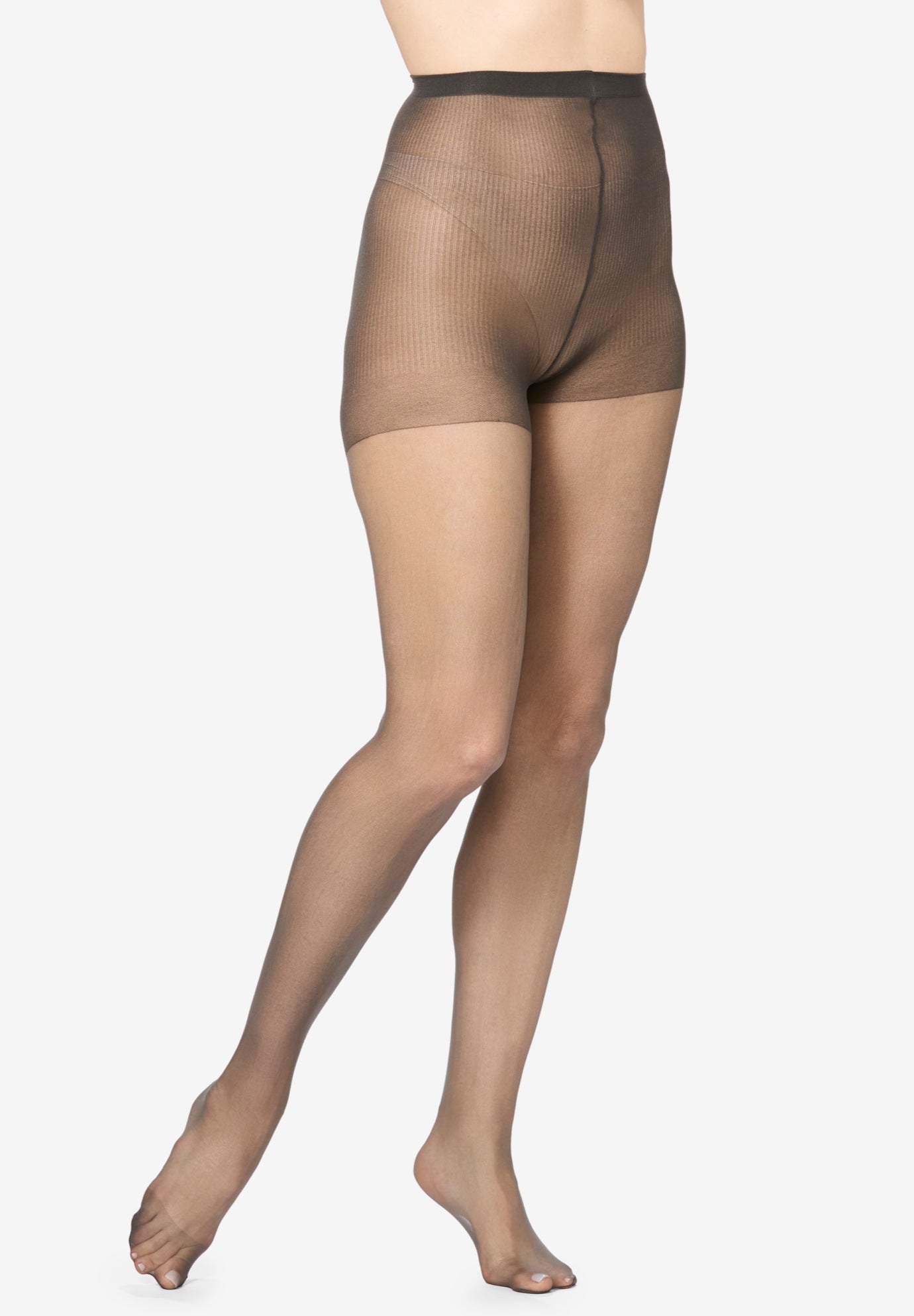 Hanes Silk Reflections Silky Sheer Non Control Reinforced Toe Pantyhos –  From Head To Hose