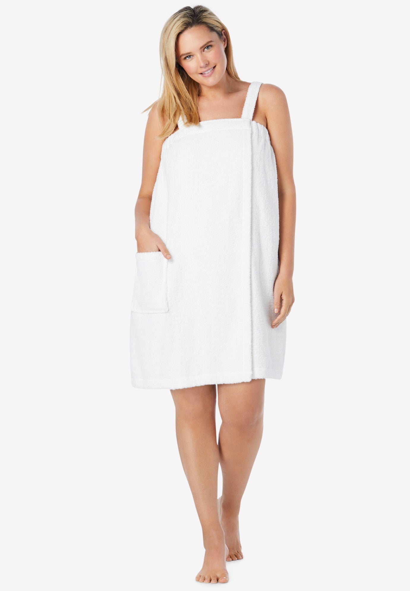 towel with straps and velcro