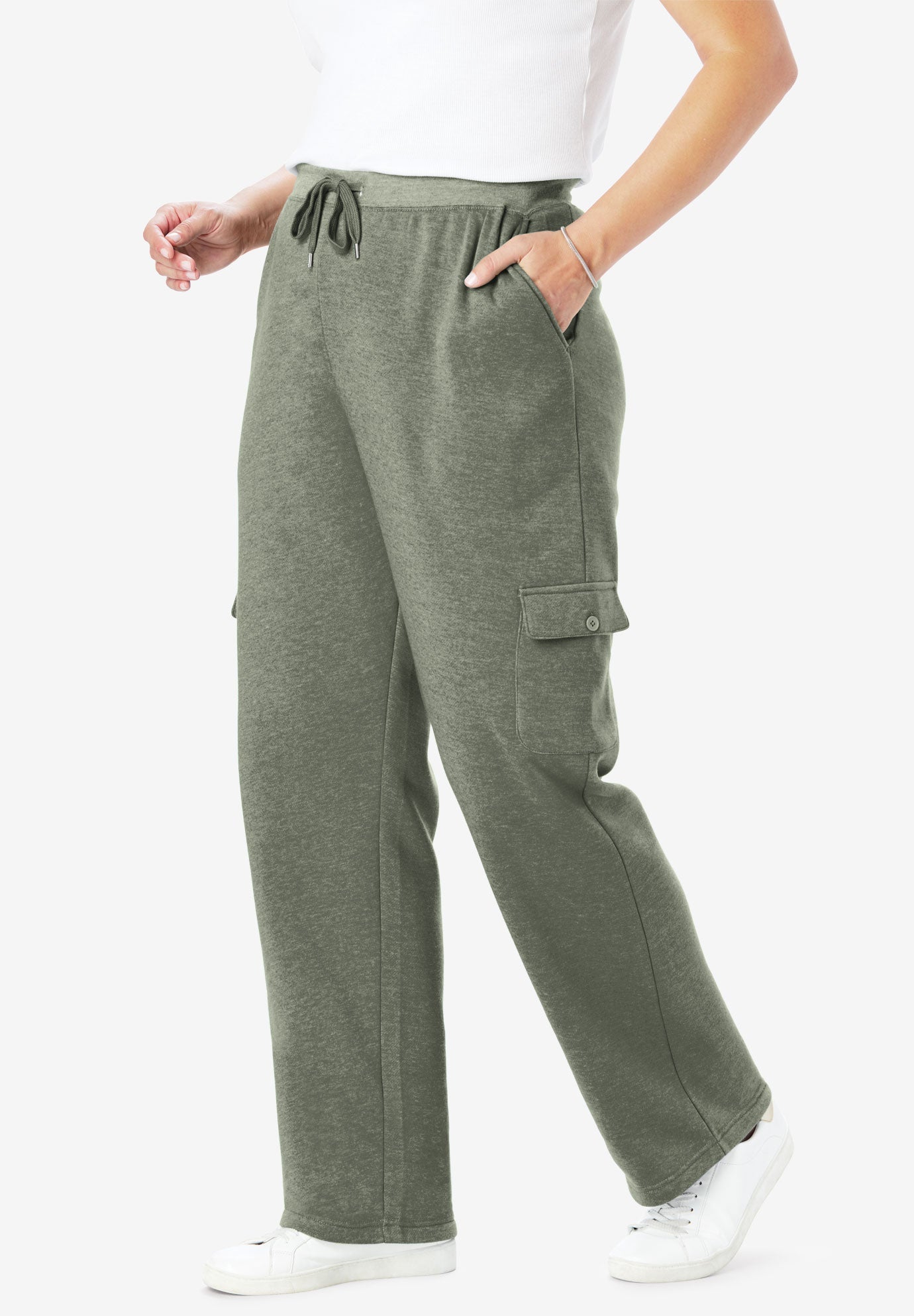 Better Fleece Cargo Sweatpant Catherines