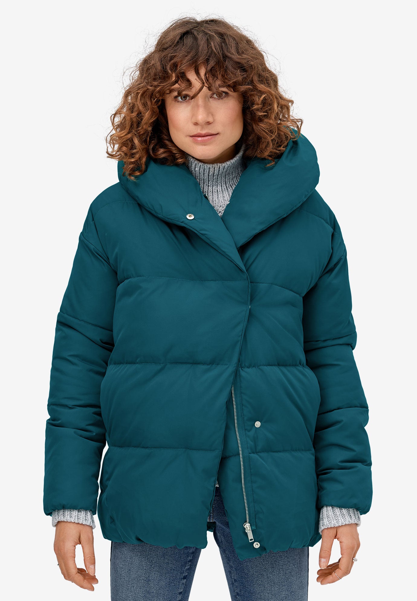 Shawl Collar Puffer Jacket Catherines
