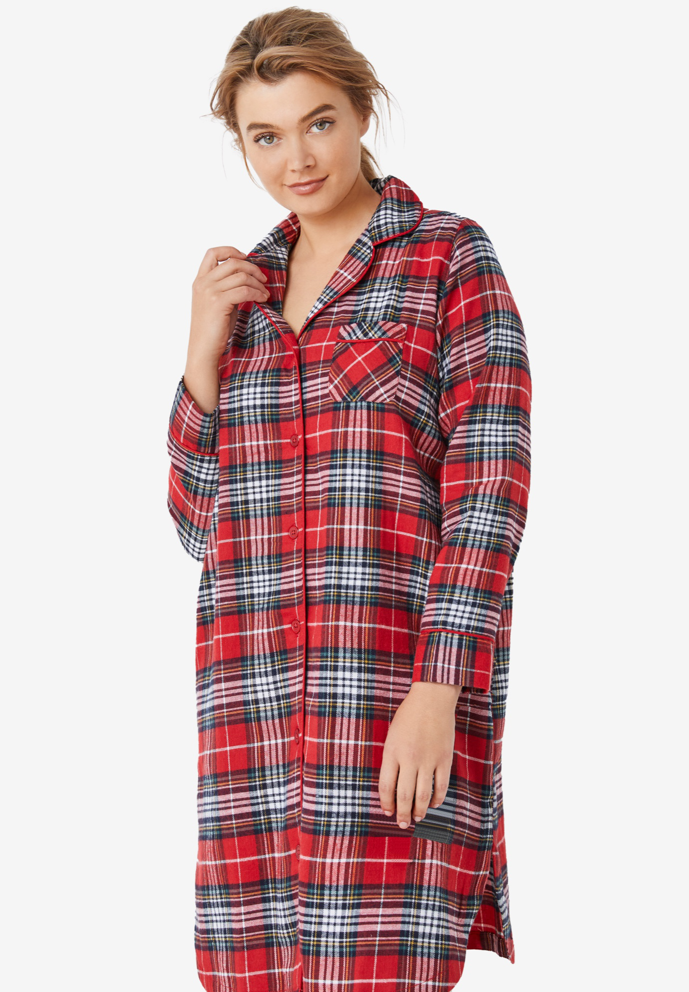 Flannel Sleep Shirt, 