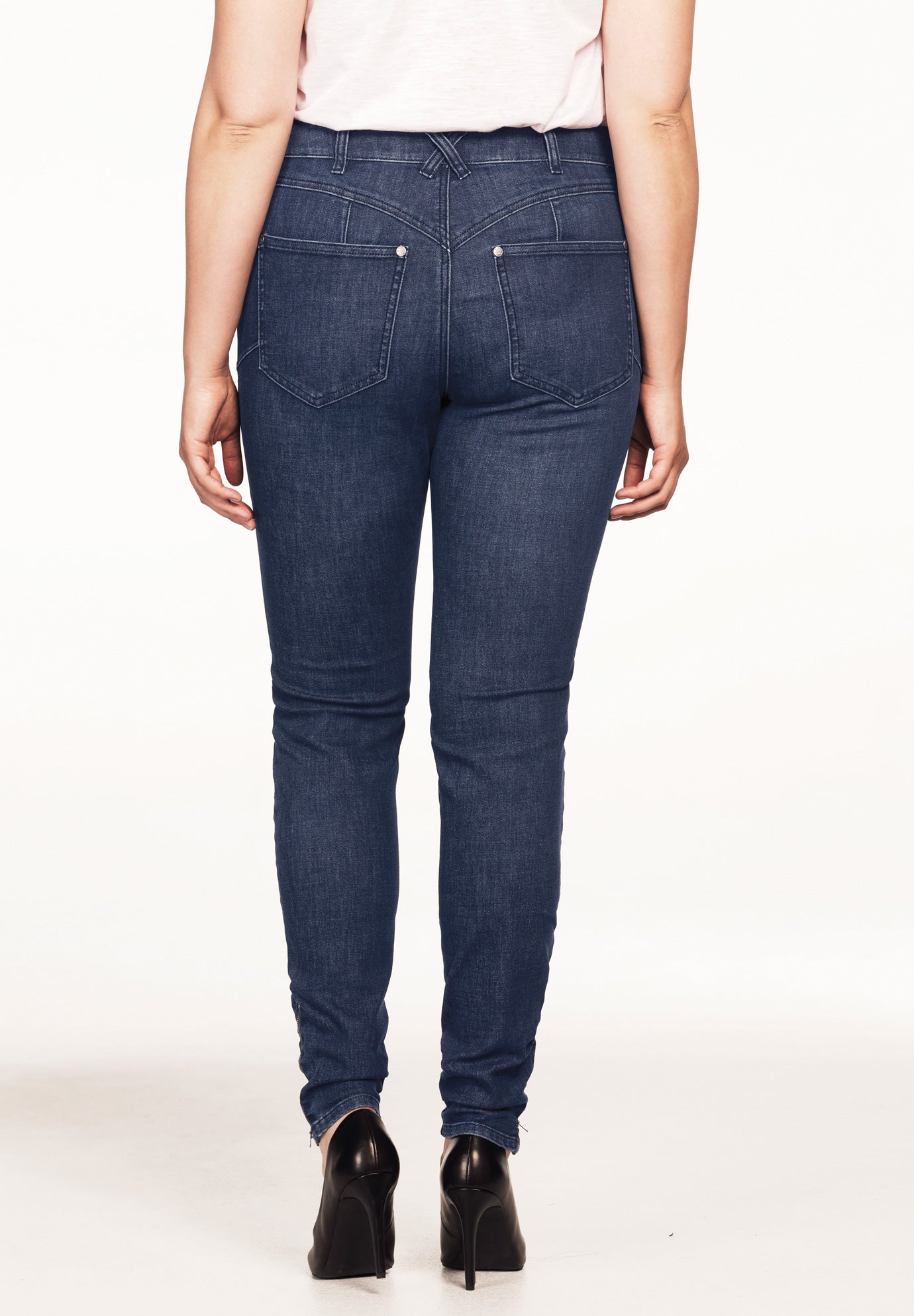 Ankle Zip Skinny Jeans Catherine's