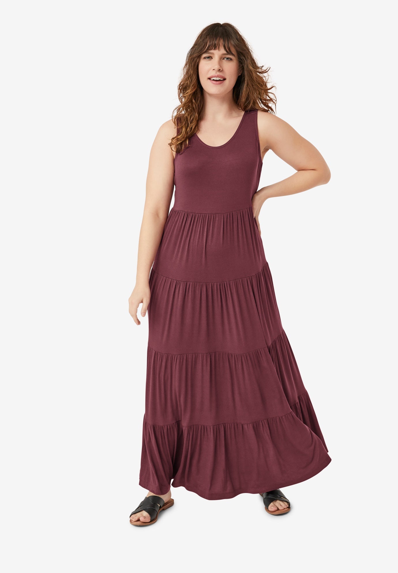 tiered gown