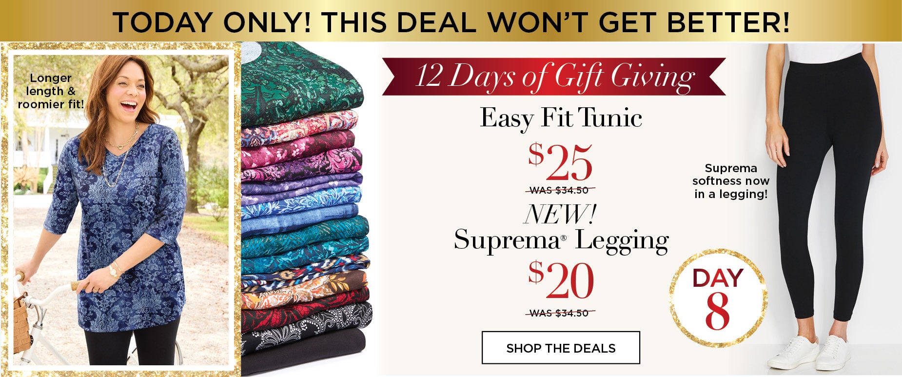 SHOP KEASY FIT TUNIC + SUPREMA LEGGING