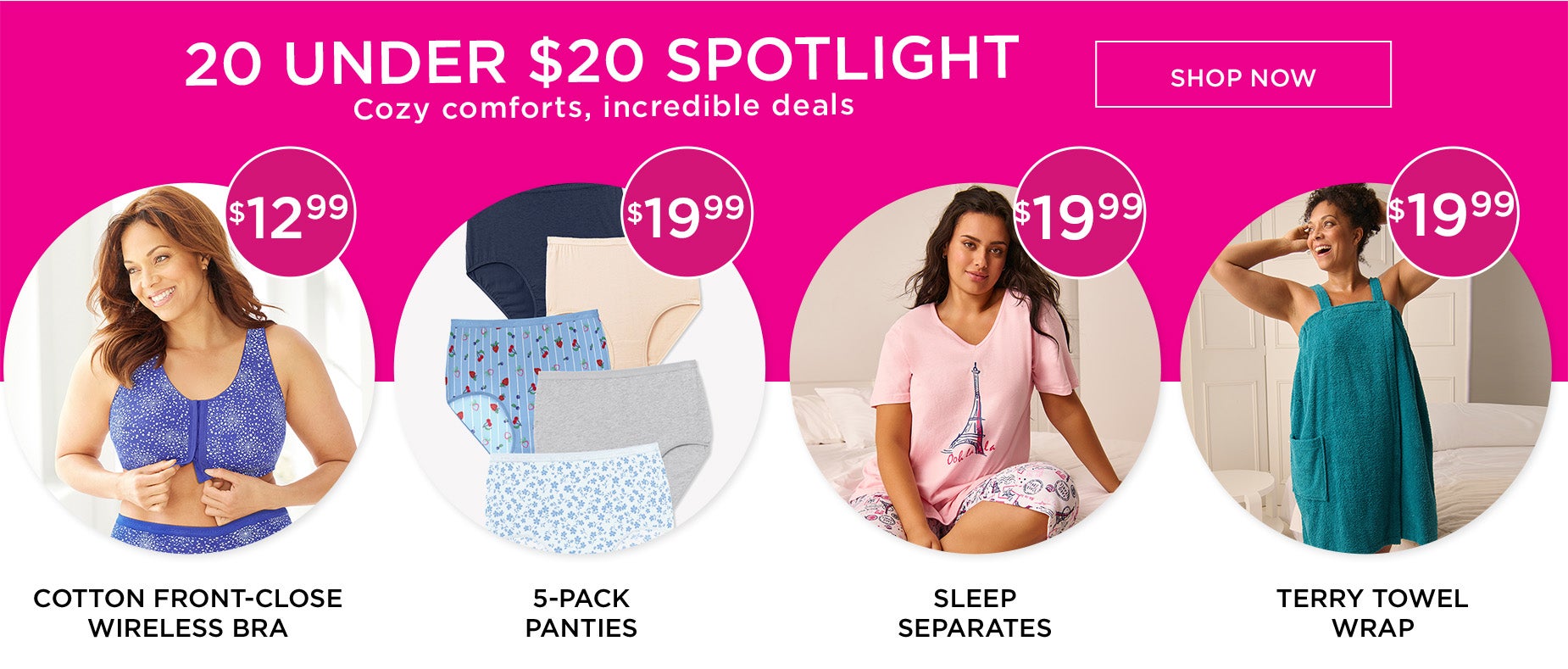 20 UNDER $20 COZY COMFORTS